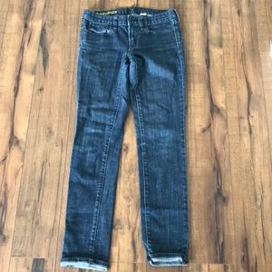 J crew toothpick medium wash jeans